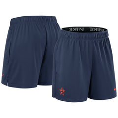 Houston Astros Nike Women's Authentic Collection Knit Shorts - Navy Shorts