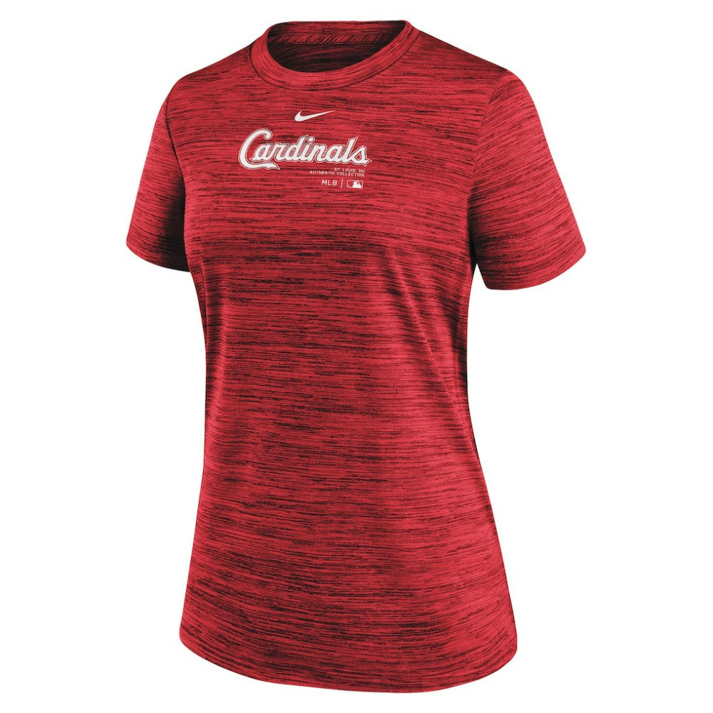 St. Louis Cardinals Nike Women's Authentic Collection Velocity Performance T-Shirt - Red T-shirts