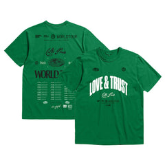 Boston Celtics Bleacher Report x  Unisex World Tour T-Shirt Kelly Green - Mitchell & Ness outlet