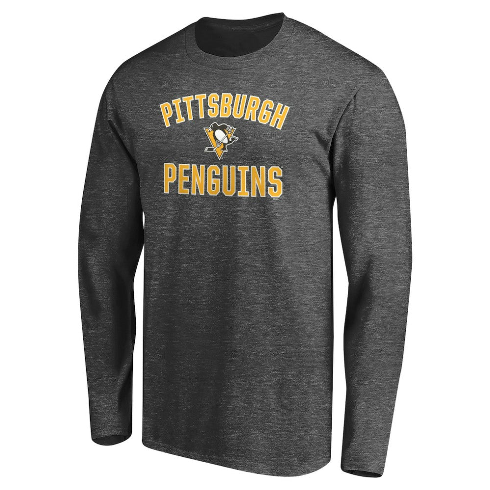 Pittsburgh Penguins Victory Arch Long Sleeve T-Shirt - Charcoal | US 200131607