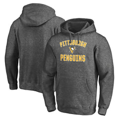 Pittsburgh Penguins Victory Arch Pullover Hoodie - Charcoal | US 200131608