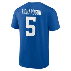 Anthony Richardson Indianapolis Colts Icon Name & Number T-Shirt - Royal T-shirts
