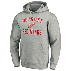 Detroit Red Wings Victory Arch Pullover Hoodie - Gray | US 200131639