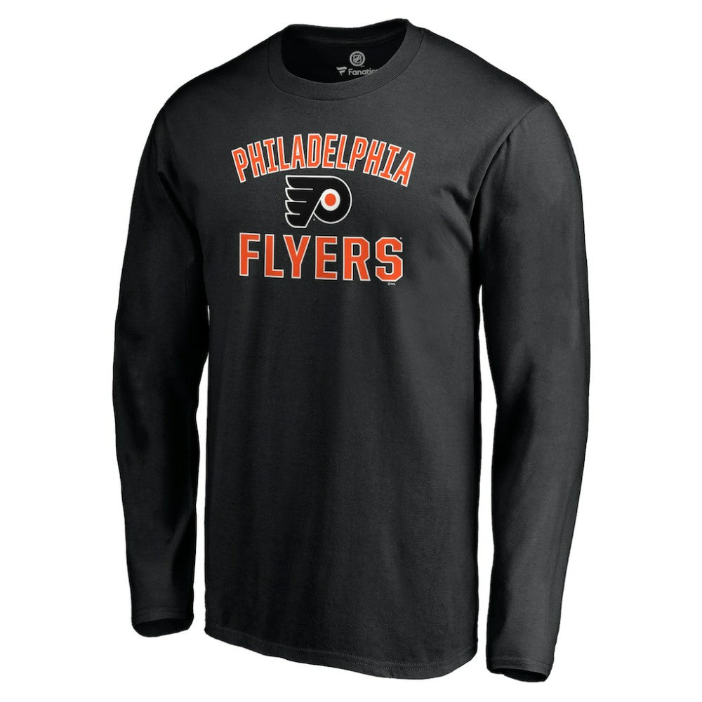 Philadelphia Flyers Victory Arch Long Sleeve T-Shirt - Black | US 200131642