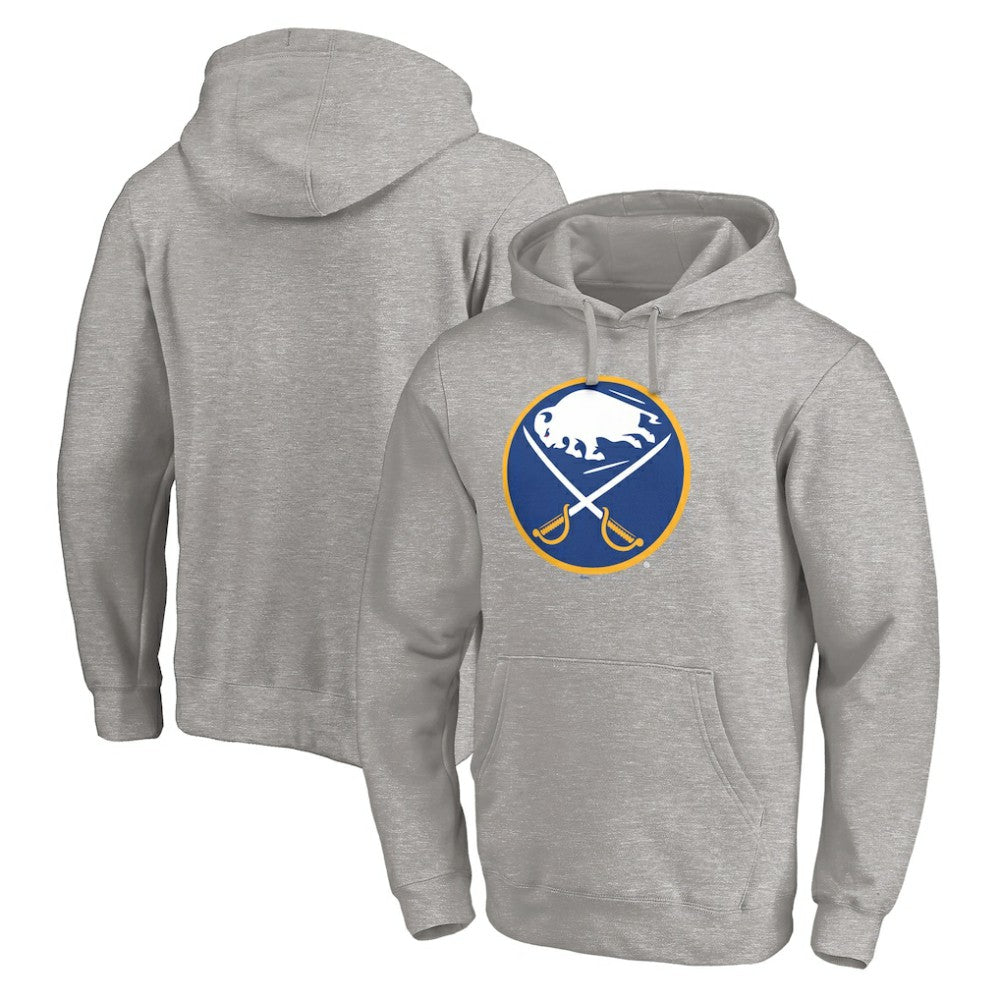 Buffalo Sabres Primary Logo Pullover Hoodie - Gray | US 200131660