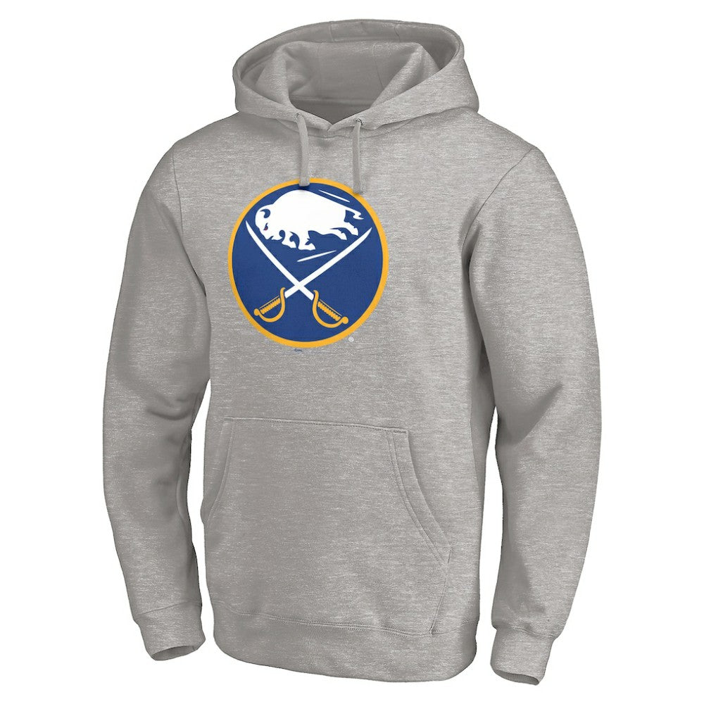 Buffalo Sabres Primary Logo Pullover Hoodie - Gray | US 200131660