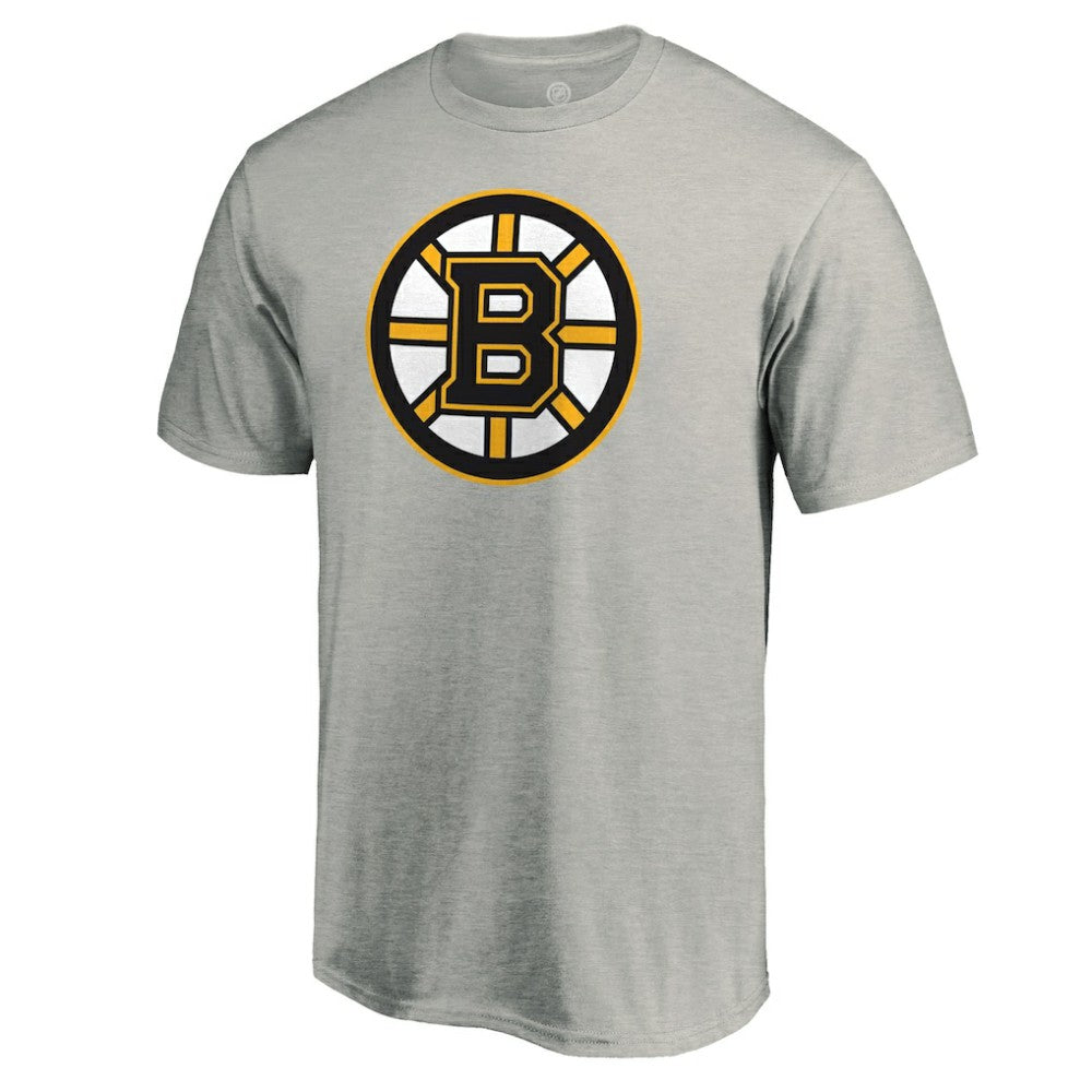 Boston Bruins Primary Logo T-Shirt - Heather Gray | US 200131670