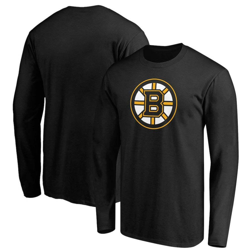 Boston Bruins Primary Logo Long Sleeve T-Shirt - Black | US 200131720