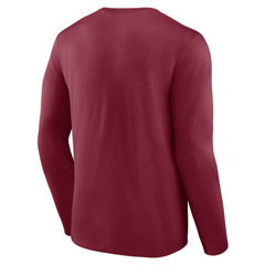 Colorado Avalanche Primary Logo Long Sleeve T-Shirt - Burgundy | US 200131723
