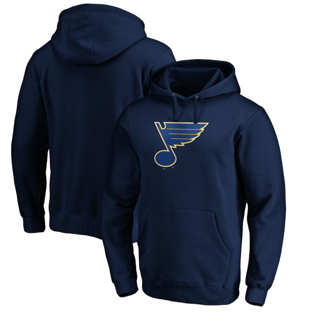 St. Louis Blues Primary Logo Pullover Hoodie - Navy | US 200131917