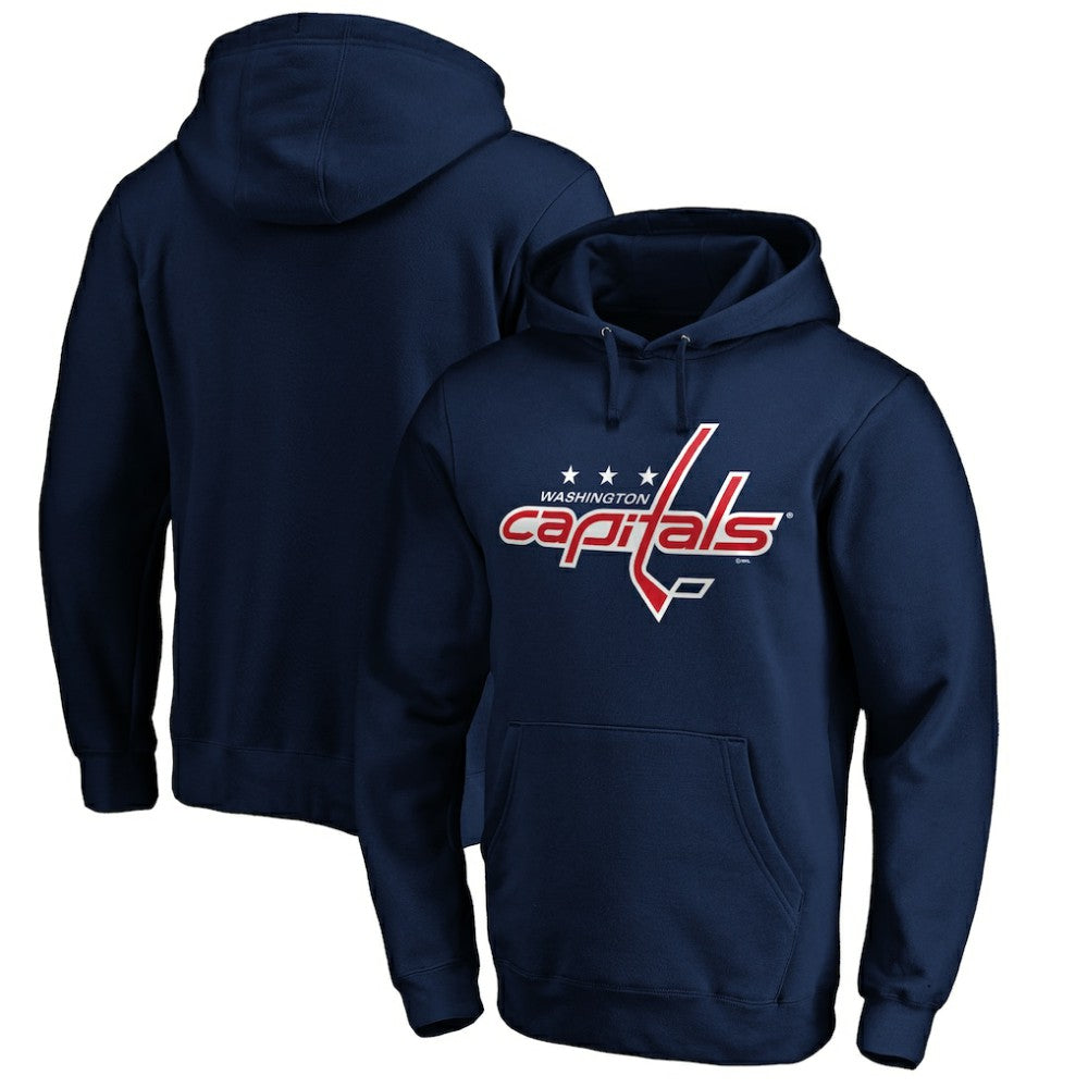 Washington Capitals Primary Logo Pullover Hoodie - Navy | US 200131980