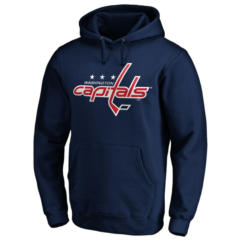 Washington Capitals Primary Logo Pullover Hoodie - Navy | US 200131980