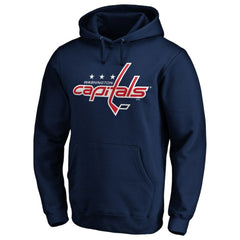 Washington Capitals Primary Logo Pullover Hoodie - Navy | US 200131980