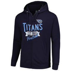 Tennessee Titans Starter Domestic Post Season Full-Zip Hoodie - Navy Hoodies