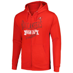 Tampa Bay Buccaneers Starter Domestic Post Season Full-Zip Hoodie - Red Hoodies