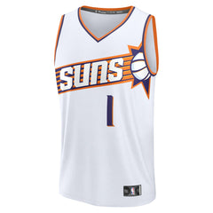 Devin Booker Phoenix Suns Fast Break Replica Player Jersey Association Edition White - Fanatics