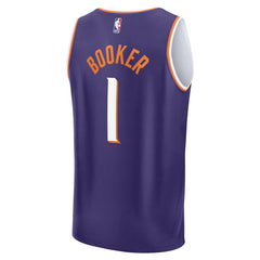 Devin Booker Phoenix Suns Fast Break Replica Jersey Icon Edition Purple - Fanatics