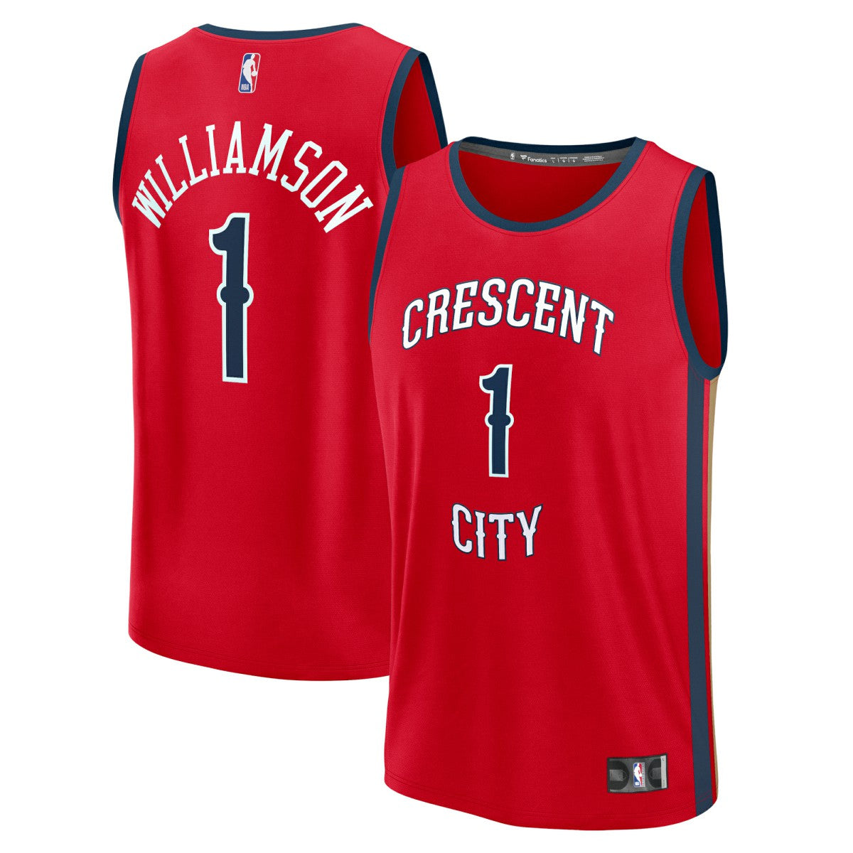 Zion Williamson New Orleans Pelicans Fast Break Replica Player Jersey Statement Edition Red - Fanatics