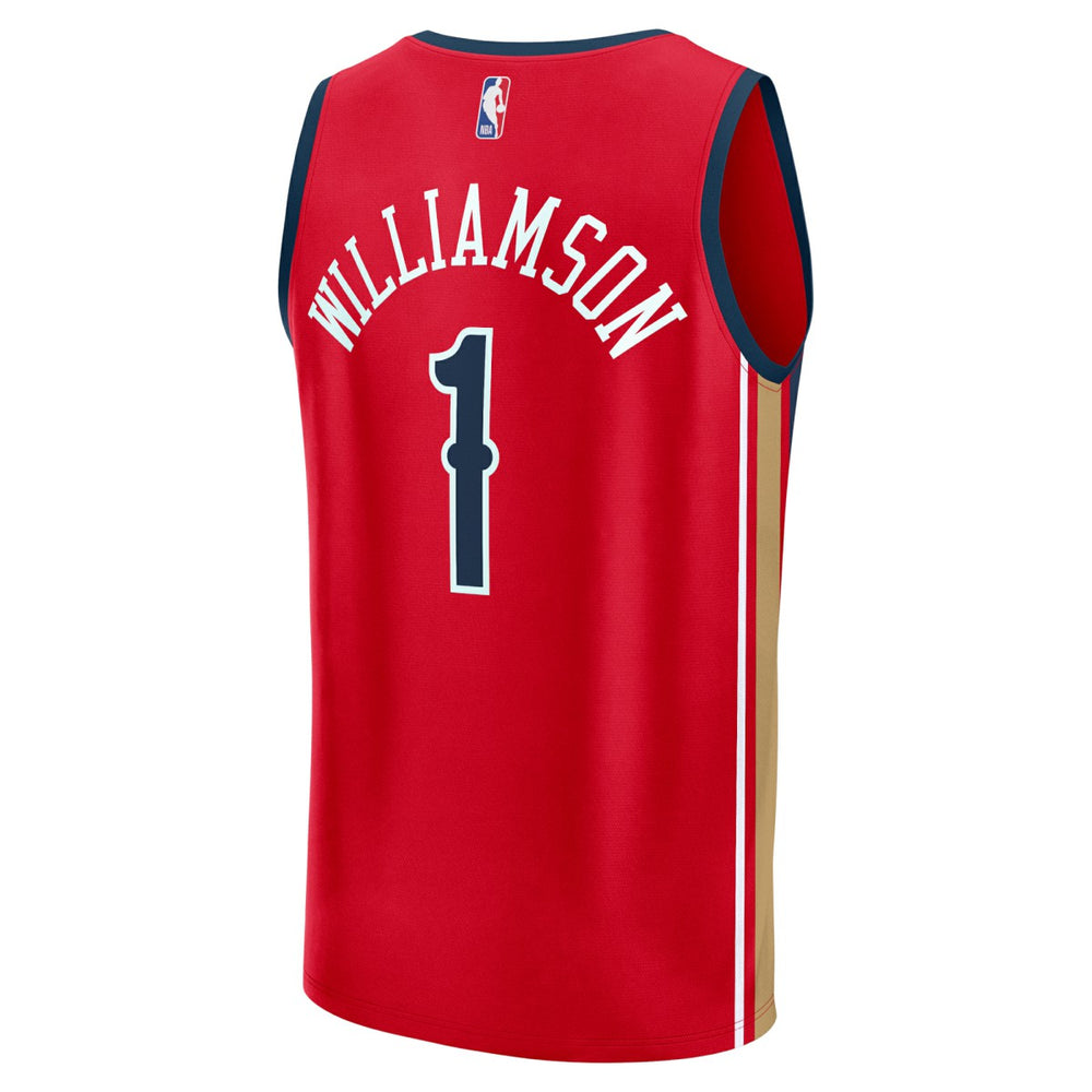Zion Williamson New Orleans Pelicans Fast Break Replica Player Jersey Statement Edition Red - Fanatics