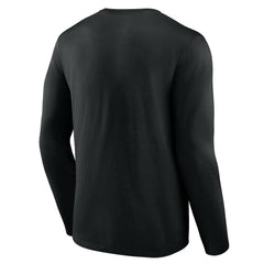 Pittsburgh Pirates Logo Athletic Heart & Soul Long Sleeve T-Shirt - Black T-shirts