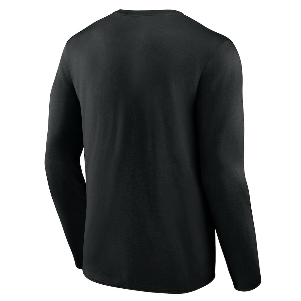 Chicago White Sox Logo Athletic Heart & Soul Long Sleeve T-Shirt - Black T-shirts