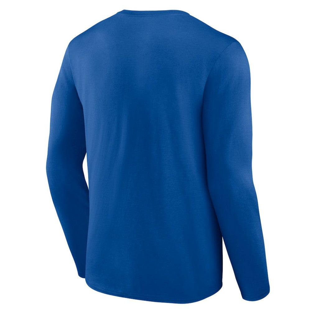 Chicago Cubs Logo Athletic Heart & Soul Long Sleeve T-Shirt - Royal T-shirts