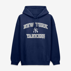 New York Yankees Logo Athletic Heart & Soul Hoodie - Navy Hoodies