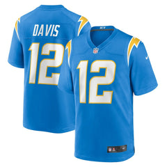Derius Davis Los Angeles Chargers Team Game Jersey - Powder Blue Jerseys