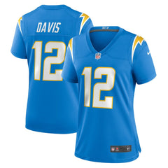 Derius Davis Los Angeles Chargers Women's Team Game Jersey - Powder Blue Jerseys