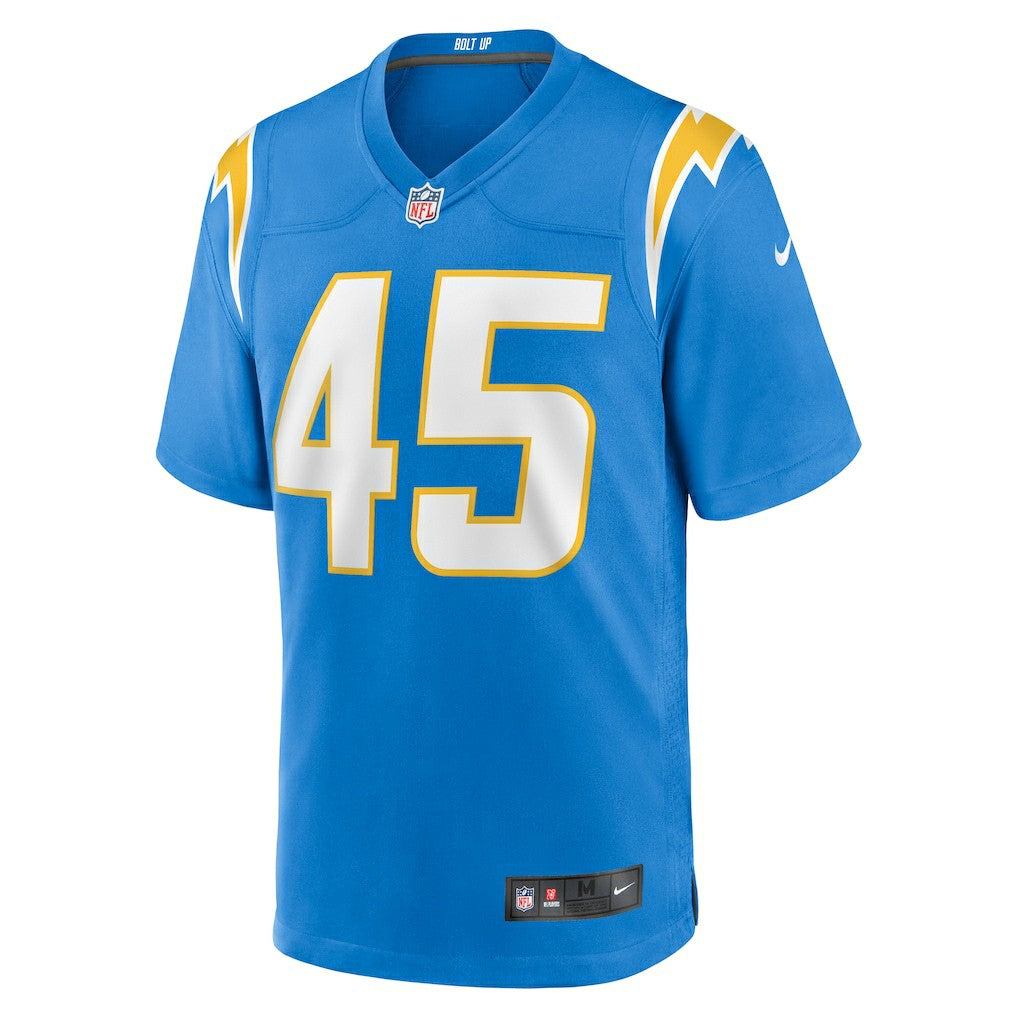 Tuli Tuipulotu Los Angeles Chargers Team Game Jersey - Powder Blue Jerseys