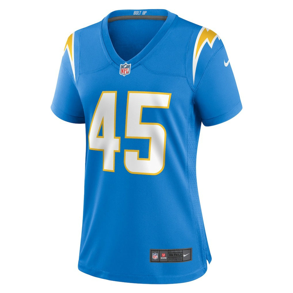 Tuli Tuipulotu Los Angeles Chargers Women's Team Game Jersey - Powder Blue Jerseys
