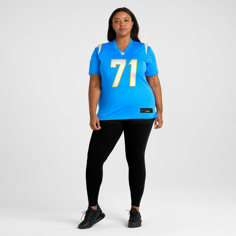 Jordan McFadden Los Angeles Chargers Women's Team Game Jersey - Powder Blue Jerseys