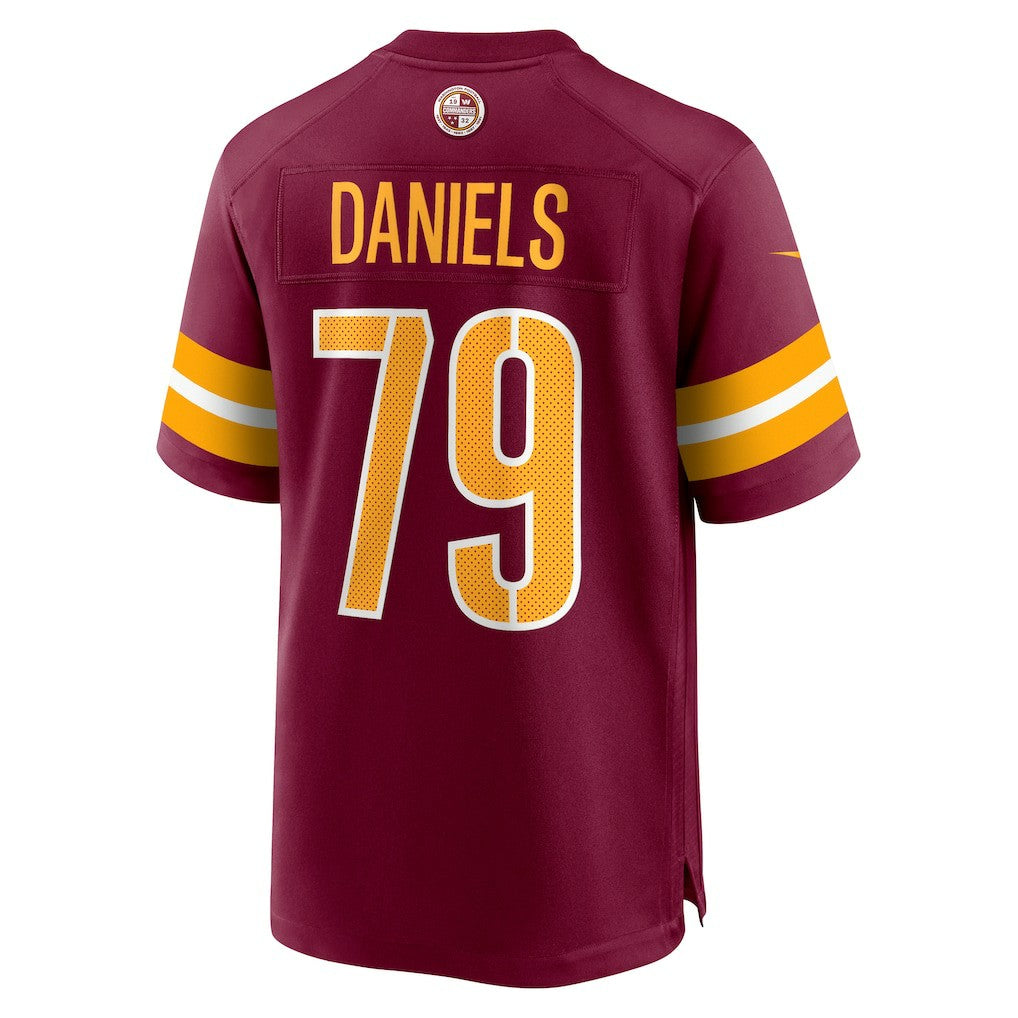 Braeden Daniels Washington Commanders Team Game Jersey - Burgundy Jerseys