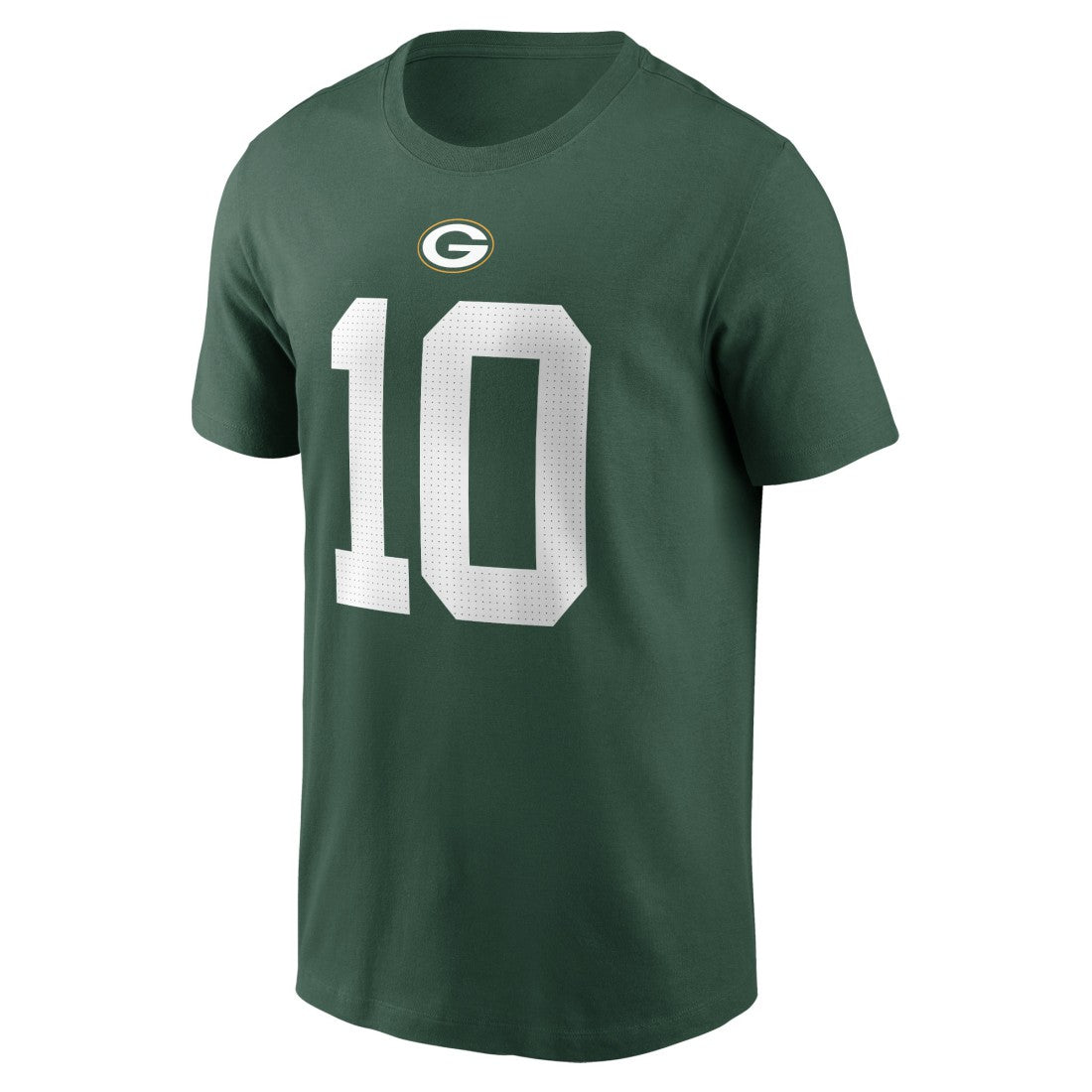 Jordan Love Green Bay Packers Player Name & Number T-Shirt - Green T-shirts