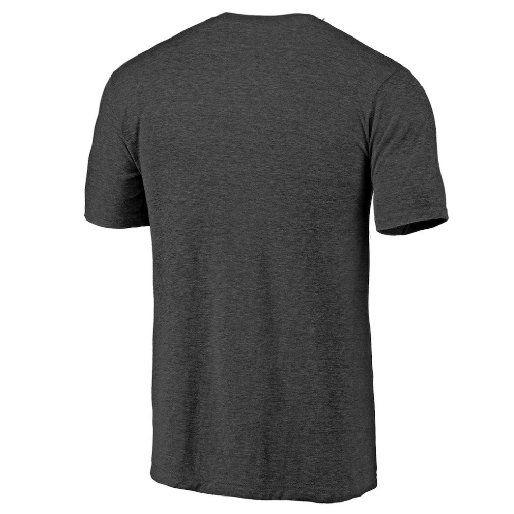 Pittsburgh Pirates Official Logo Tri-Blend T-Shirt - Heather Charcoal T-shirts