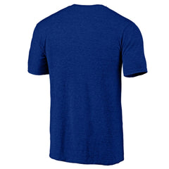 Toronto Blue Jays Official Logo Tri-Blend T-Shirt - Heather Royal T-shirts