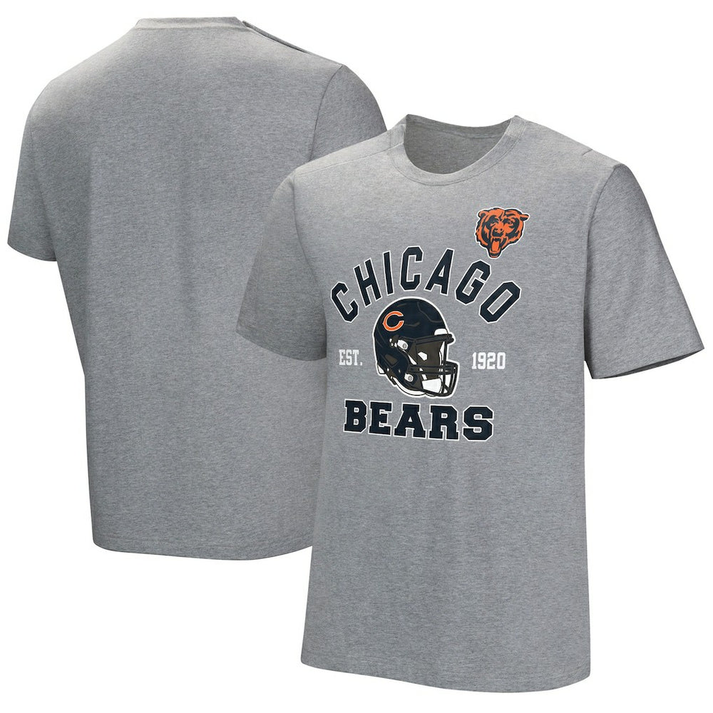 Chicago Bears Tackle Adaptive T-Shirt - Gray T-shirts