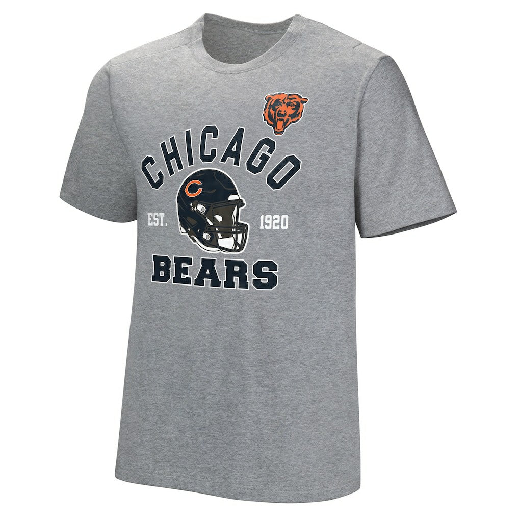 Chicago Bears Tackle Adaptive T-Shirt - Gray T-shirts
