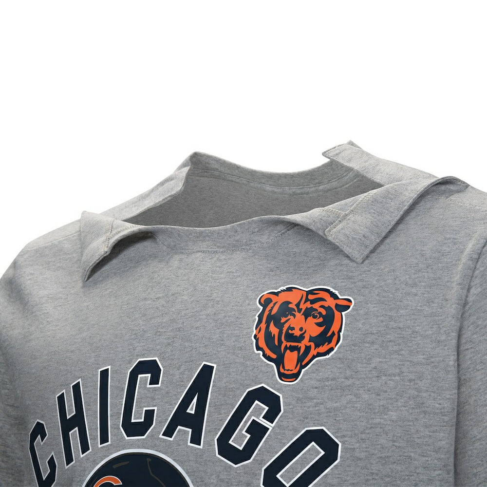 Chicago Bears Tackle Adaptive T-Shirt - Gray T-shirts