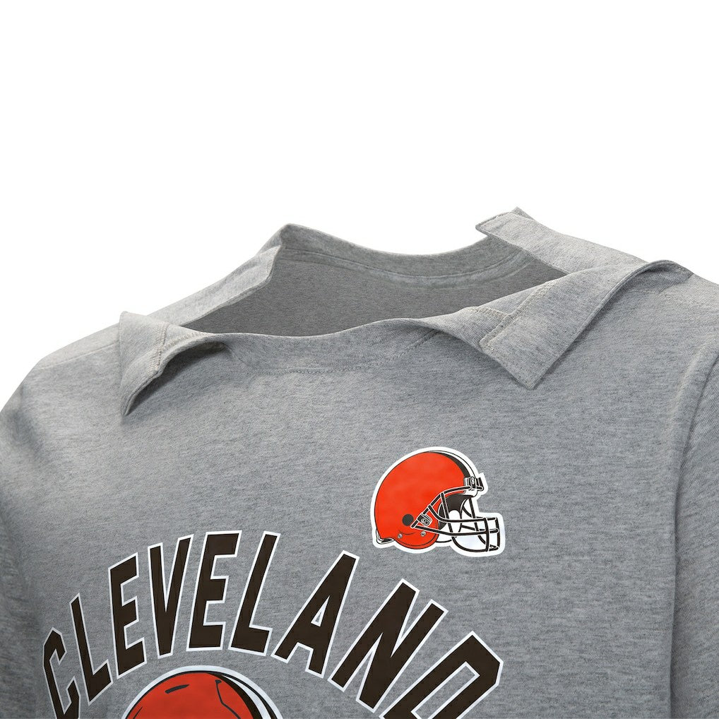 Cleveland Browns Tackle Adaptive T-Shirt - Gray T-shirts