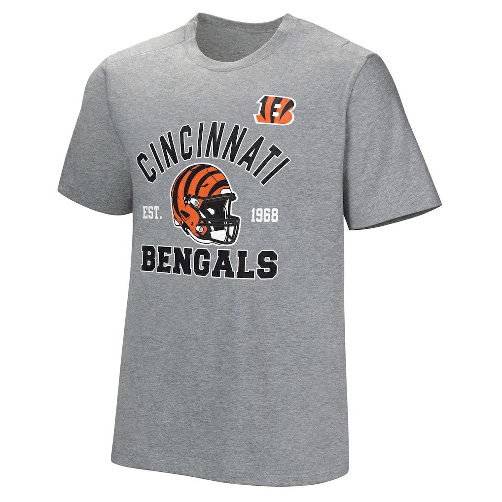 Cincinnati Bengals Tackle Adaptive T-Shirt - Gray T-shirts