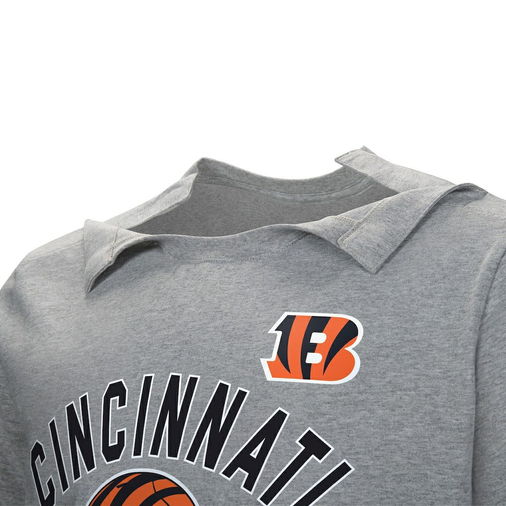 Cincinnati Bengals Tackle Adaptive T-Shirt - Gray T-shirts