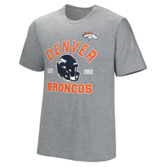 Denver Broncos Tackle Adaptive T-Shirt - Gray T-shirts
