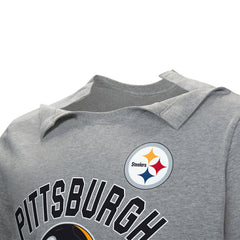 Pittsburgh Steelers Tackle Adaptive T-Shirt - Gray T-shirts