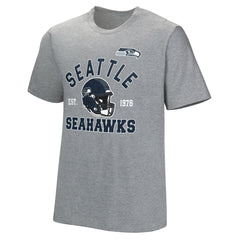 Seattle Seahawks Tackle Adaptive T-Shirt - Gray T-shirts