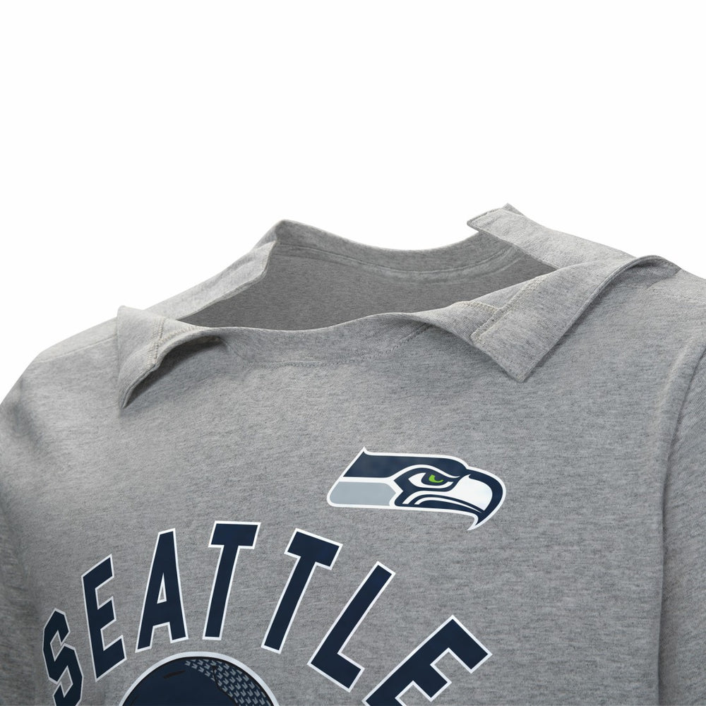 Seattle Seahawks Tackle Adaptive T-Shirt - Gray T-shirts