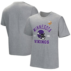 Minnesota Vikings Tackle Adaptive T-Shirt - Gray T-shirts