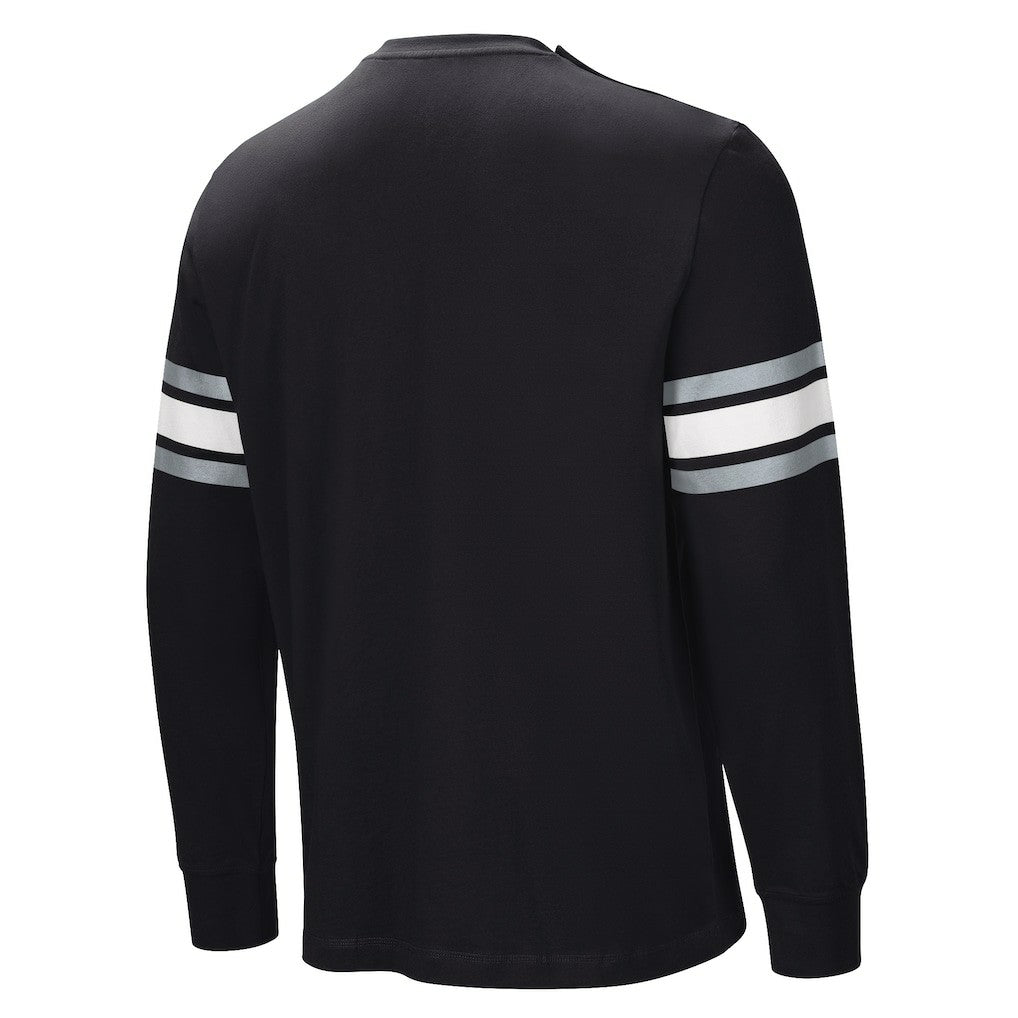 Las Vegas Raiders Hands Off Long Sleeve Adaptive T-Shirt - Black T-shirts