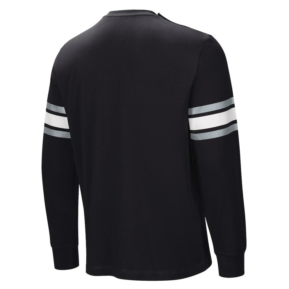 Las Vegas Raiders Hands Off Long Sleeve Adaptive T-Shirt - Black T-shirts