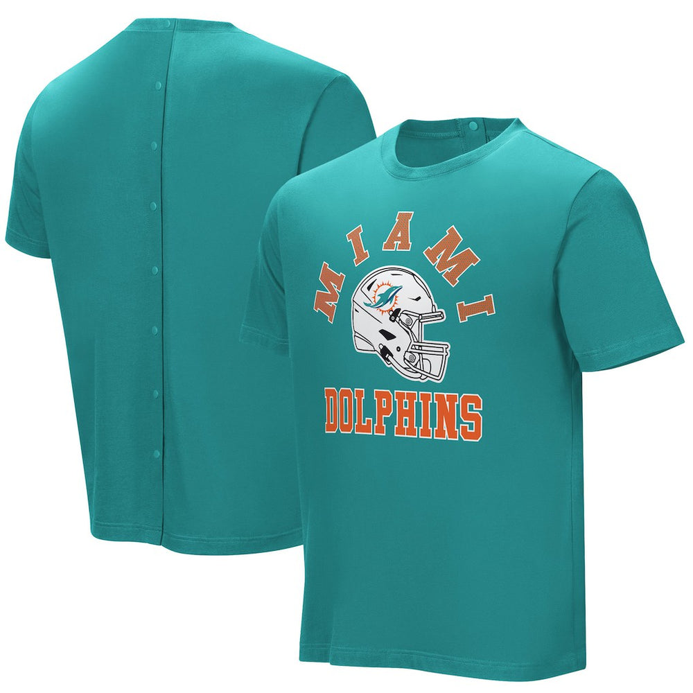 Miami Dolphins Field Goal Assisted T-Shirt - Aqua T-shirts